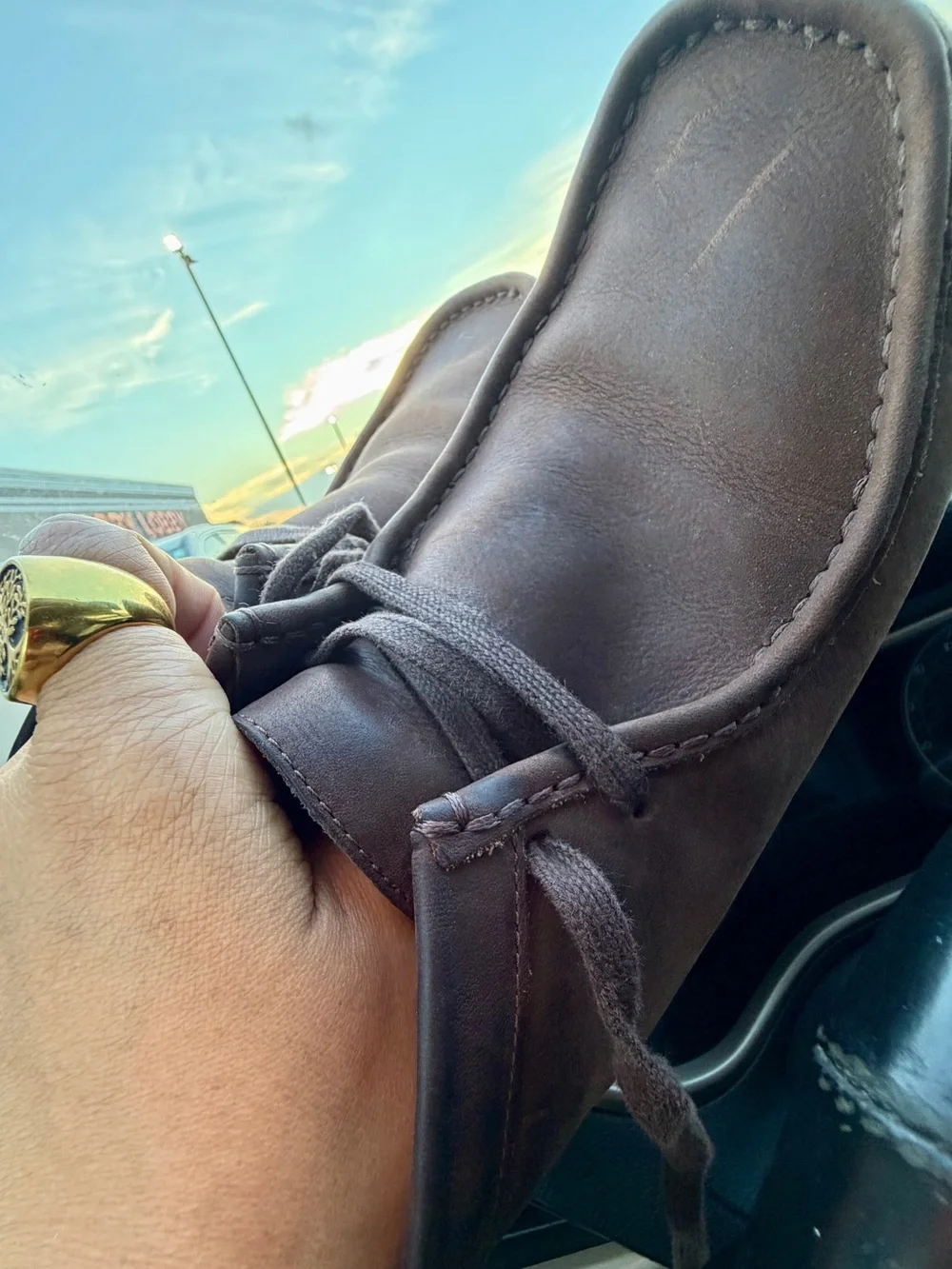Clarks Men's Chukka Boots in Dark Brown Suede